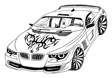 Раскраска BMW