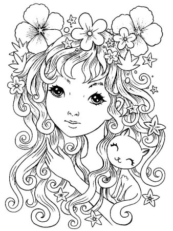 Раскраски длятдевочек