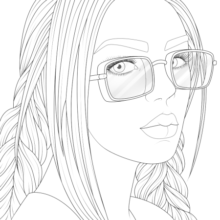 Раскраска для девушек профессиональные