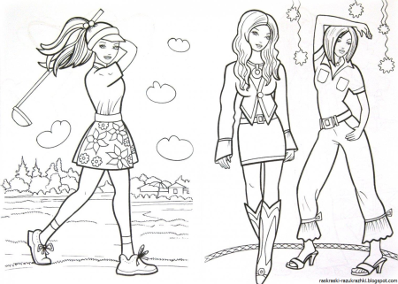 Раскраски для девочек 10 лет крутые