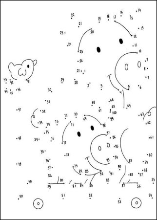 Рисование по точкам с цифрами