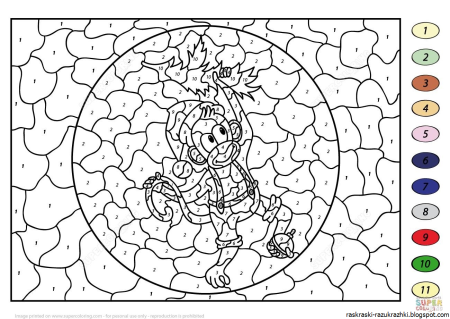 Рисование по номерам для детей 10 лет
