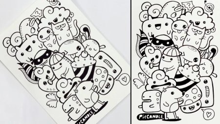 Рисунки для скетчбука раскраска