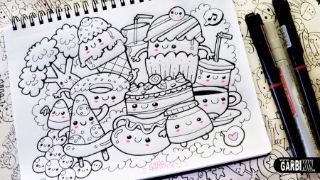 Раскраски для скетчбука