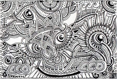 Психоделические раскраски