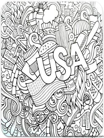 Раскраска для подростка