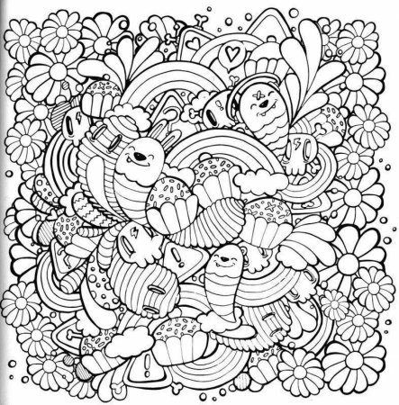Раскраски антистресс прикольные
