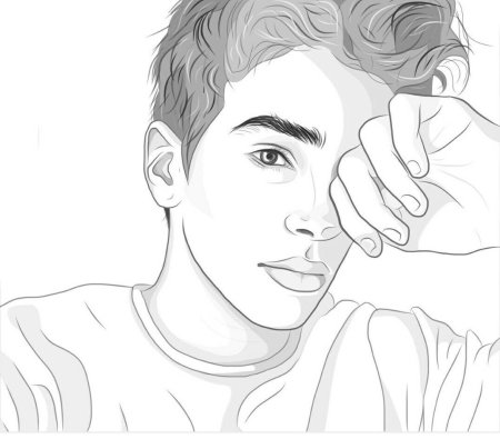 Парни для срисовки