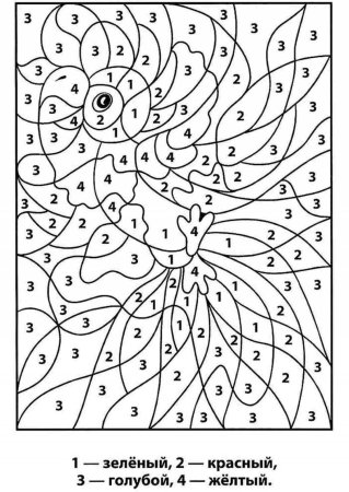 Раскраска по цифрам