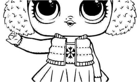 Раскраска ЛОЛ Снежная