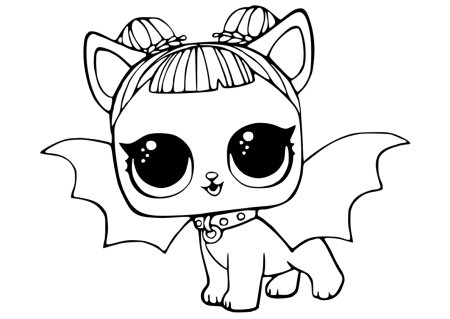Раскраски куклы ЛОЛ питомцы