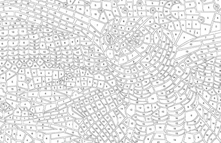 Раскраски по номерам сложные