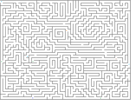 Лабиринт сложный