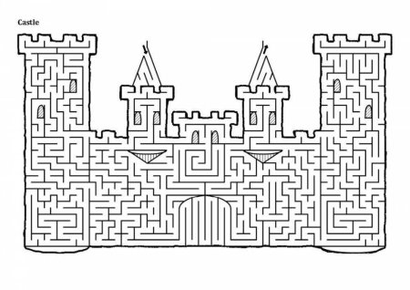 Лабиринт сложный для детей 10 лет