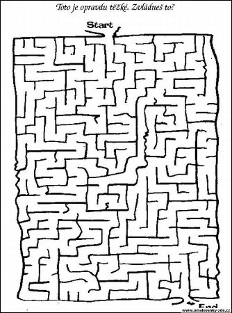 Лабиринты детские сложные