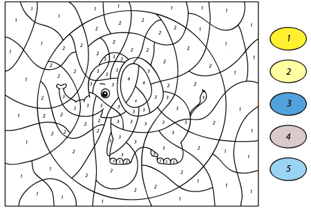 Раскраска по цветам