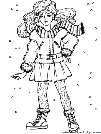Раскраска для девочек