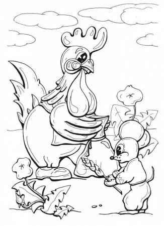 Маша и медведь сказка раскраска для детей