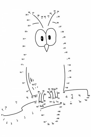 Соединять точки по номерам