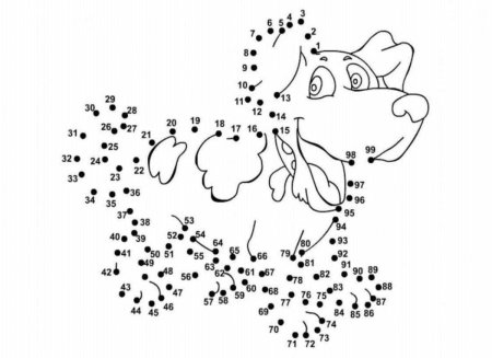 Рисунки по точкам с цифрами