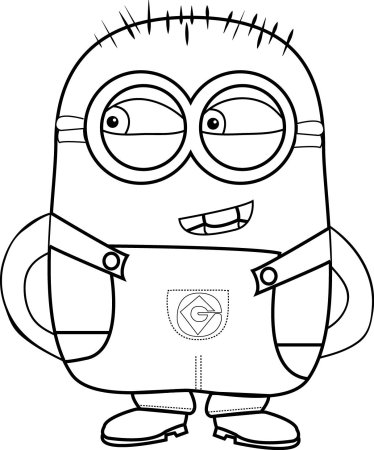 Детские раскраски Миньоны
