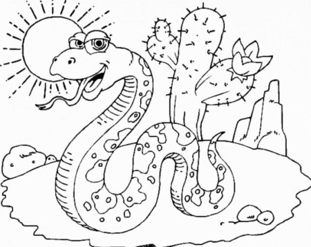 Раскраски змеи для детей 6-7 лет