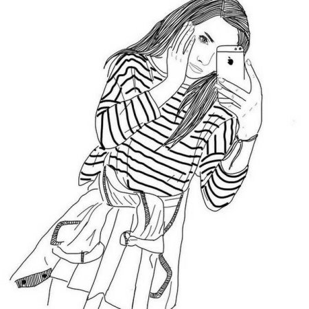 Раскраски девушки