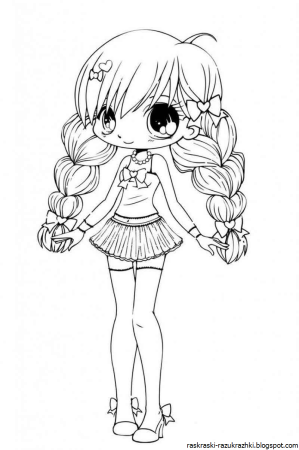 Раскраски аниме