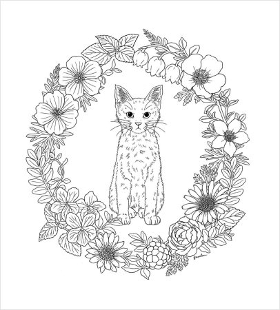 Пушин Кэт раскраска