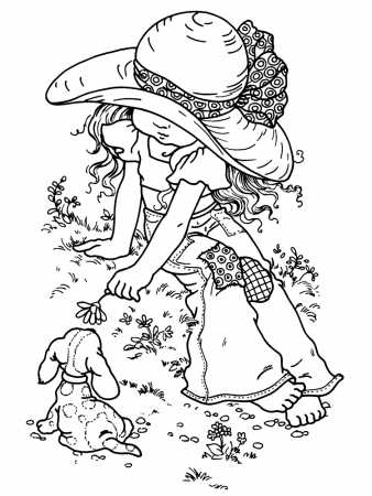 Раскраски для девочек сюжетные