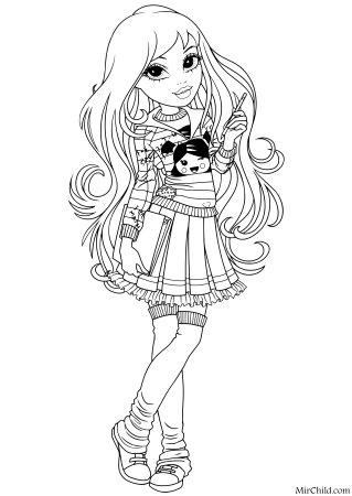 Раскраска Мокси Эйвери
