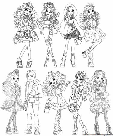 Раскраски Эвер Афтер