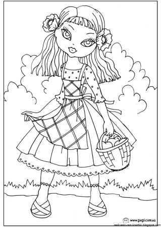 Куклы раскраски для девочек