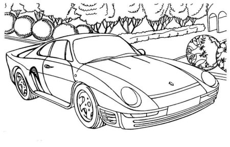 Раскраски машины