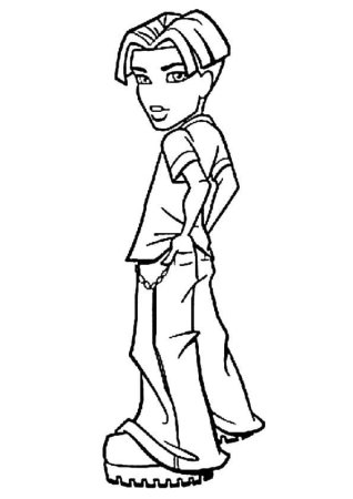 Раскраска братц мальчики