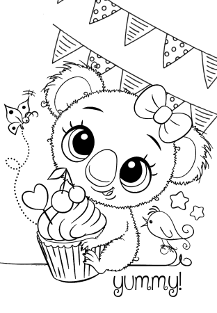 Раскраска с юбилеем