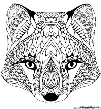 Раскраски сложные