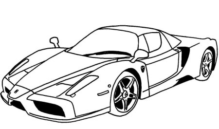 Раскраски Феррари Энзо