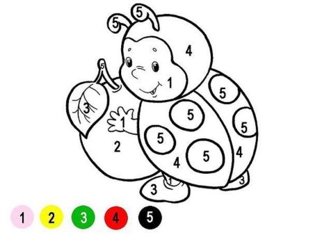 Раскраска по цифрам