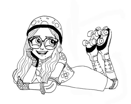 Крутые раскраски для девочек