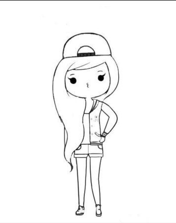 Раскраски для девочек для срисовки