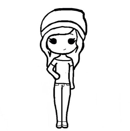 Лёгкие рисунки для срисовки раскраска для девочек