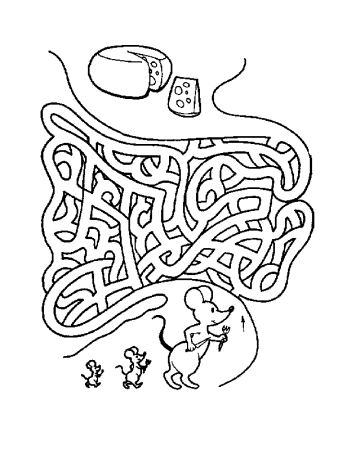 Лабиринты для детей 6-7 лет