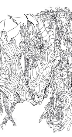 Раскраски для девочек сложные