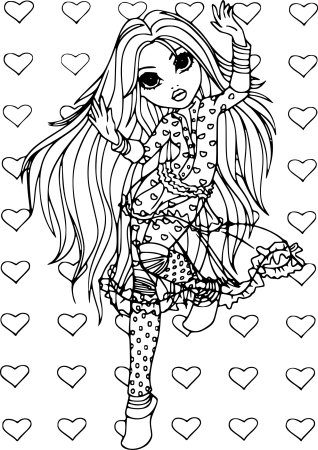 Раскраска для девочек красивые