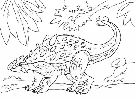 Анки динозавр раскраска