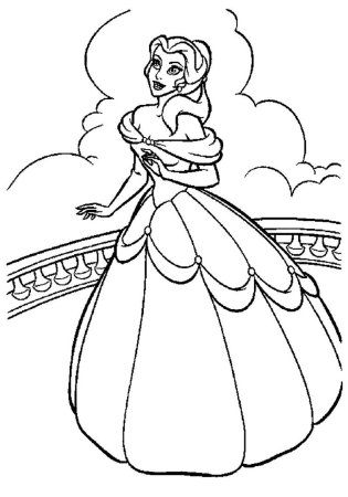 Раскраски для детей 5 лет принцессы
