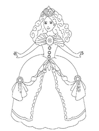 Разукрашки принцессы Диснея