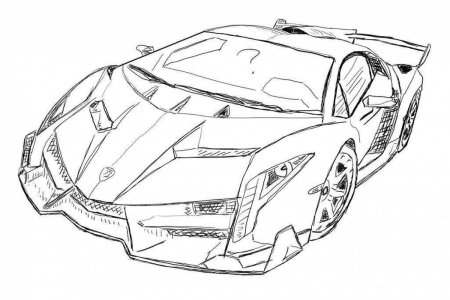Раскраска Lamborghini Centenario