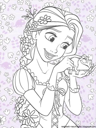 Разукрашки для девочек